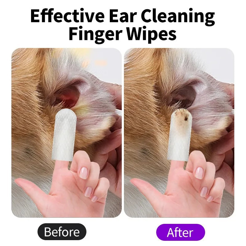 Gentle Pet Ear Care Wipes