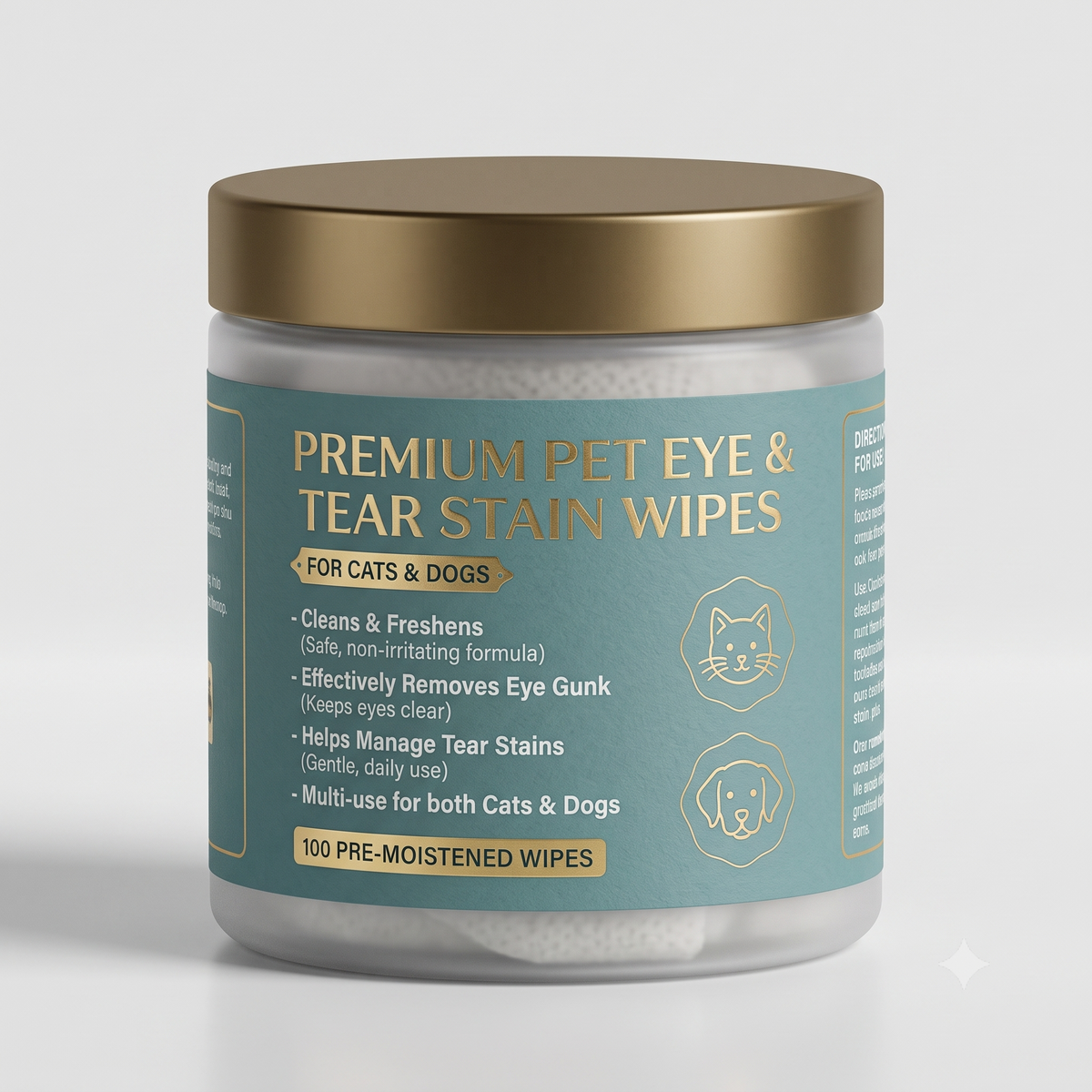 Gentle Pet Eye Wipes
