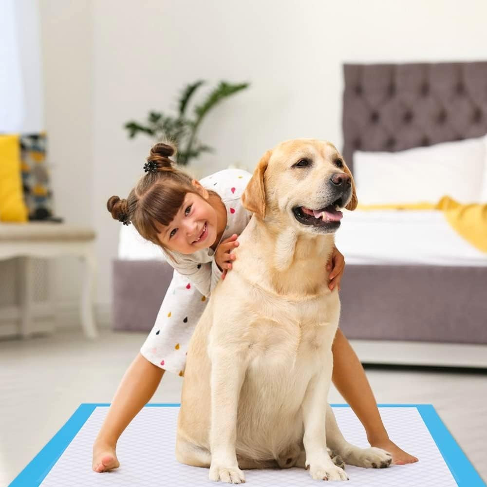 Large Puppy Training Pads Heavy Duty Dog Pads Leak Proof Pets Pee Wee Poo Sheets